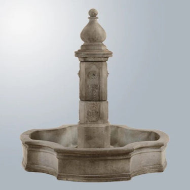 Giannini Garden Lorraine Pond Fountain With Monaco Finial
